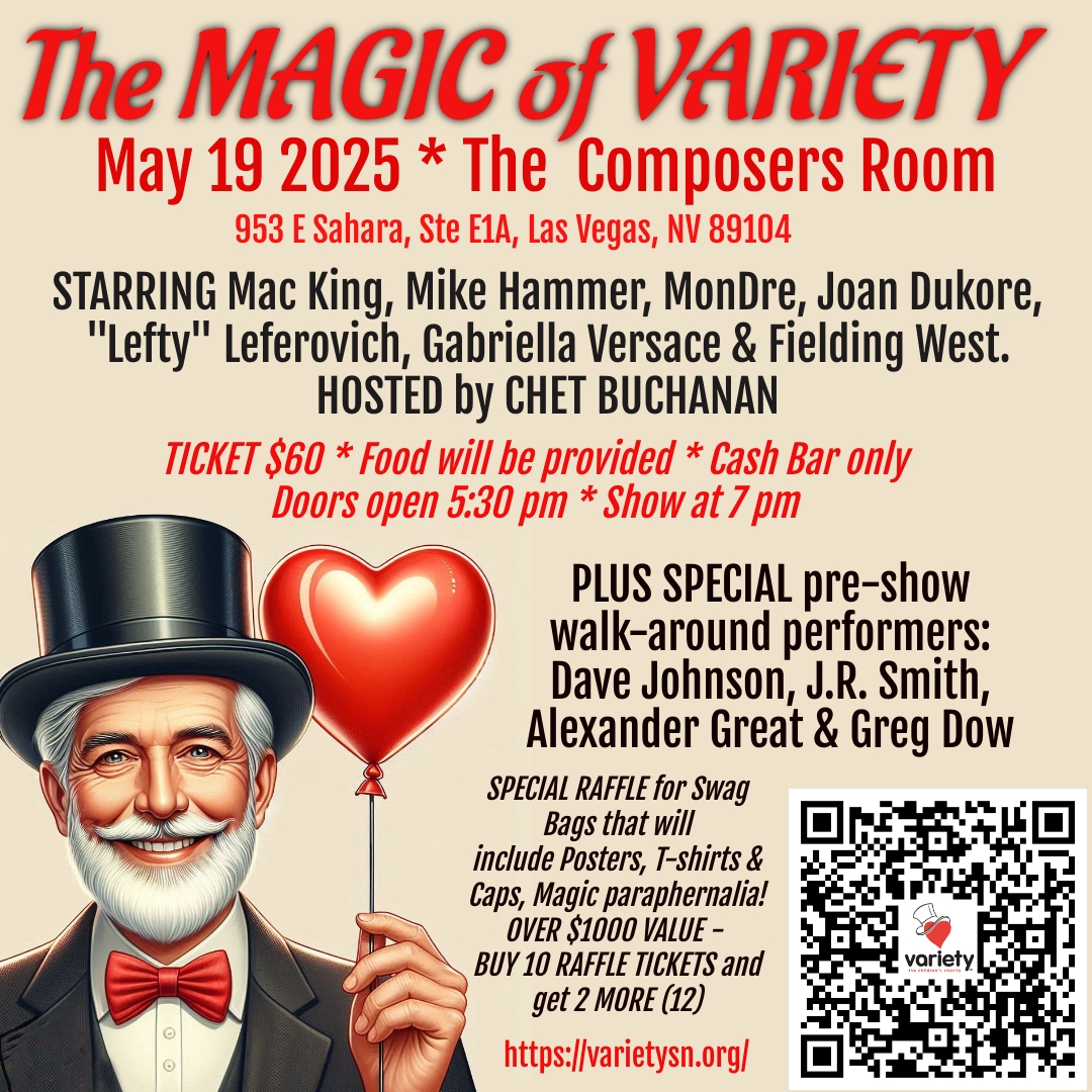 Las Vegas' best magicians, mind-blowing illusions, and an electrifying atmosphere— THE MAGIC OF VARIETY show awaits you! Get your tickets today! Mac King, Mike Hammer, Fielding West &amp; more—Secure your spot for an enchanting evening. universe.com/events/magic-o…