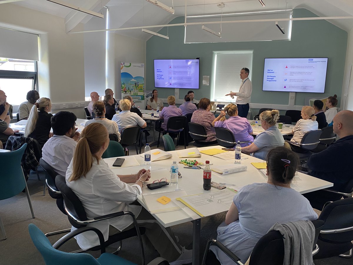 🌟Investing in Our People: We've launched our NHS Leadership Programme for Facilities Services at UHLG, developing supervisors in leadership, people management, and operational excellence. "We had a fantastic response," says Paul McCormick, Head of Facilities. 
#NHSLeadership