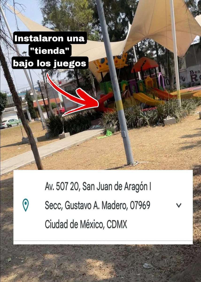 ErikaLopezH's tweet photo. @TuAlcaldiaGAM @yancolozano Sr Alcalde, personal de Alcaldía: Pueden apoyarnos a retirar un campamento de indigentes qué se instaló afuera de la Esc. Prim. Turquía, en el área de juegos. Consumen estupefacientes, andan desnudos, y mantienen relaciones en vía pública. Gracias https://t.co/kviey5HWIc