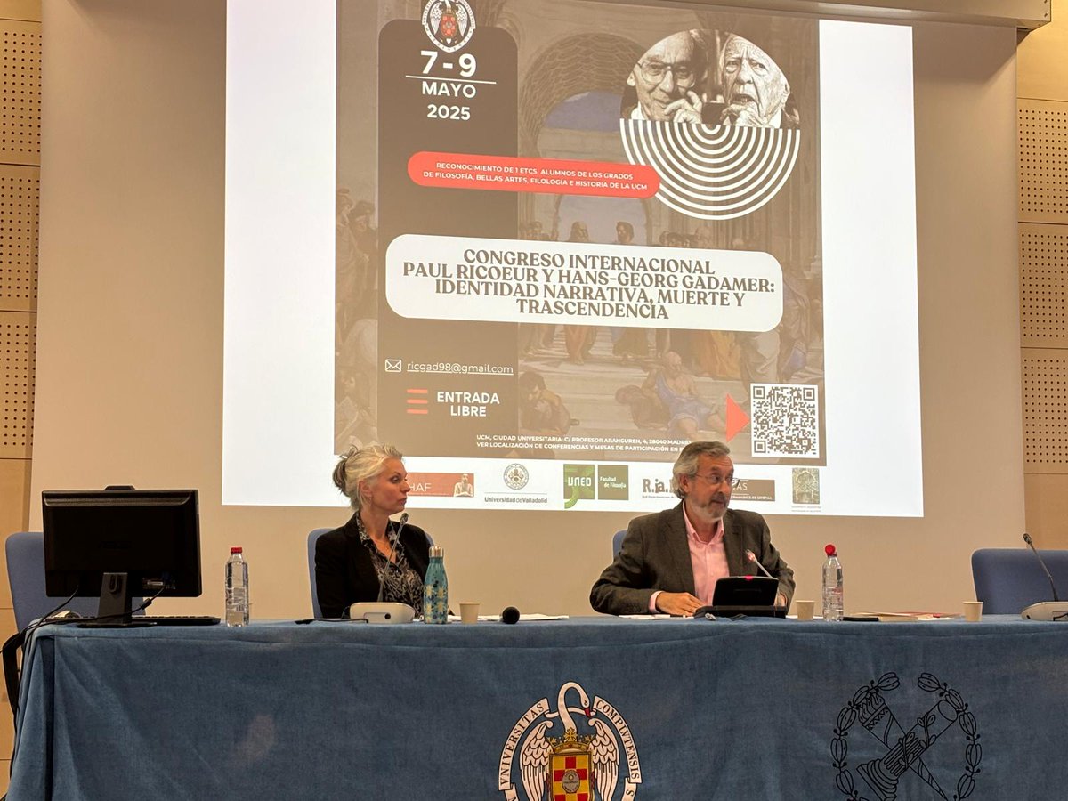 Inaugurando Congreso en la Universidad Complutense de Madrid...