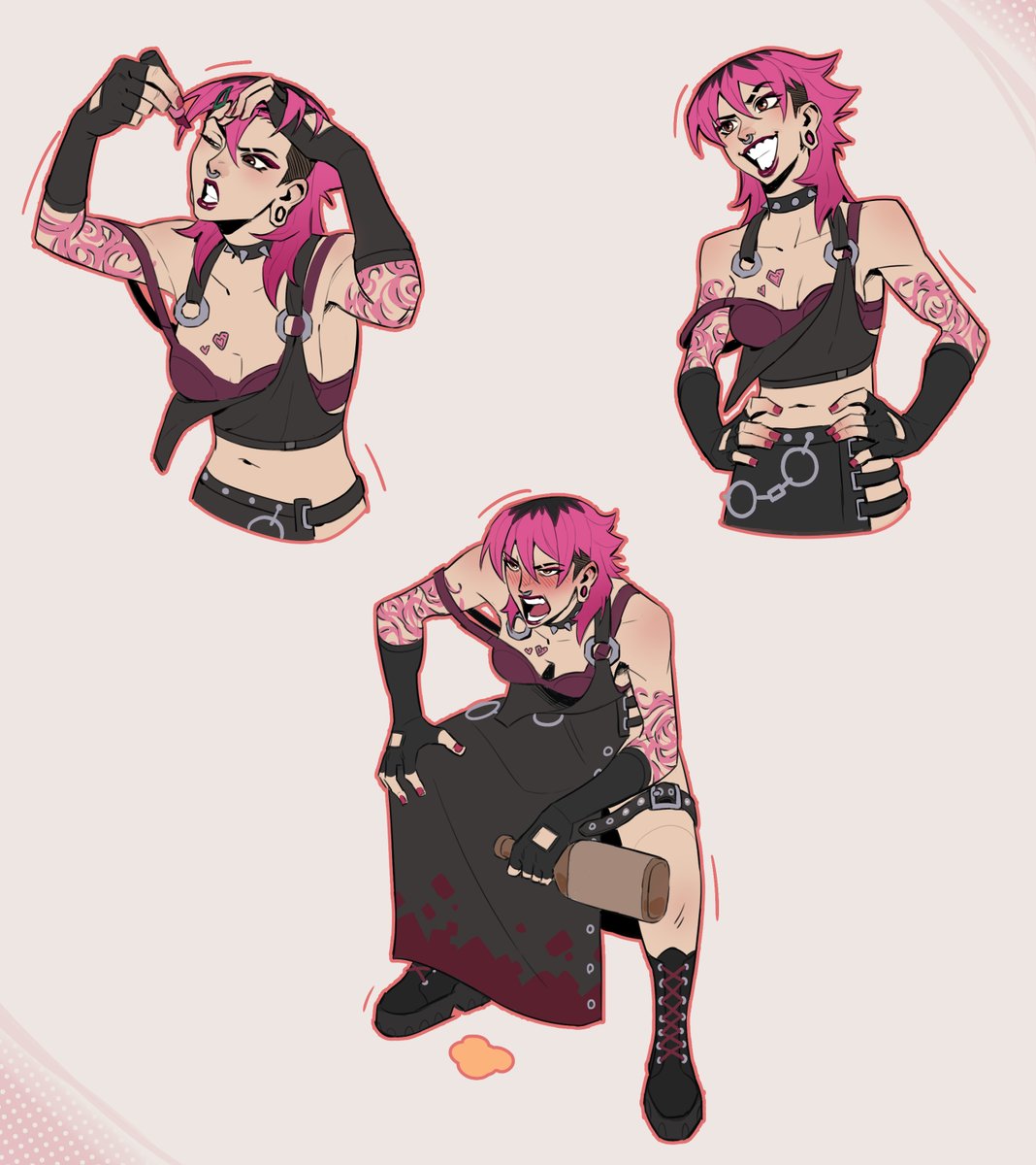 rineartt's tweet image. It was cool to draw her 
maybe one day I&apos;ll draw her friends