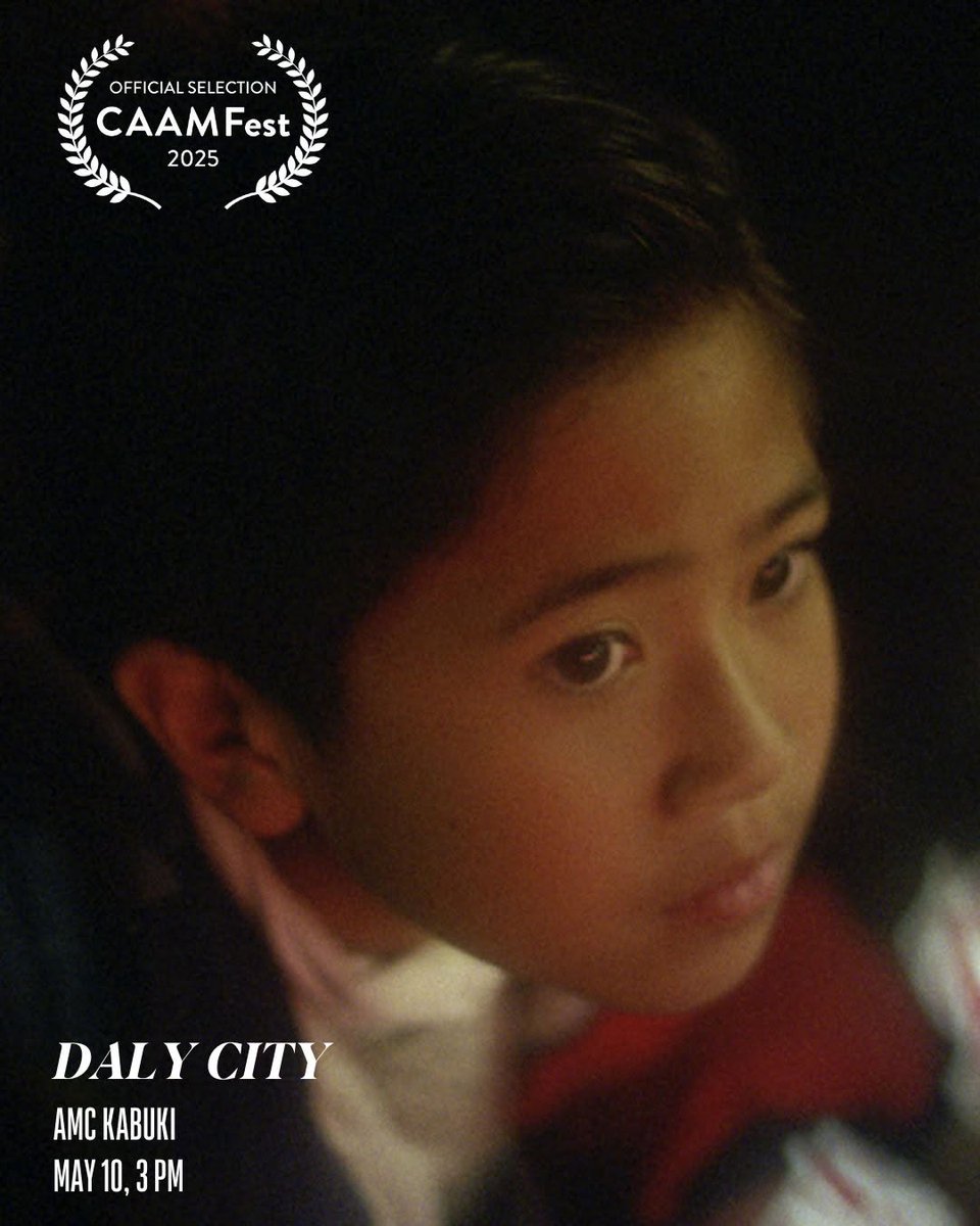 Daly City will have its Bay Area Premiere at CAAMFest! 🌉

SHORTS PROGRAM: THROUGH CHILDREN’S EYES
Saturday, May 10, 3 p.m | AMC Kabuki 4

We are the proud fiscal sponsor for this film!

Tickets: caamfest.com/2025/programs/…