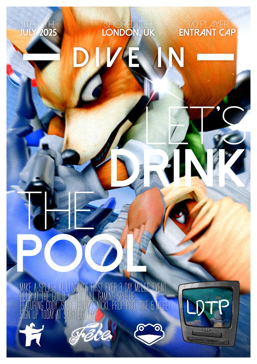 Fête (@fetesmash) on Twitter photo Two new competitors from across the pool are coming to London this July 🇺🇸🌎
<a href="/iBDWSSBM/">Cody Schwab</a> & <a href="/KrudoKyle/">Talented & Handsome</a> are taking the plunge and competing at Let's Drink The Pool 🤿
Stay tuned for the launch of our compendium later this month 🛒👕🌐 Two new competitors from across the pool are coming to London this July 🇺🇸🌎
<a href="/iBDWSSBM/">Cody Schwab</a> & <a href="/KrudoKyle/">Talented & Handsome</a> are taking the plunge and competing at Let's Drink The Pool 🤿
Stay tuned for the launch of our compendium later this month 🛒👕🌐