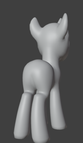 Práctica base de personaje de My little pony (Unicornio)
#b3d #3dart #mlpfanart  #unicorn  #3DCG  #originalcharacter  #digitalart  #mlpoc