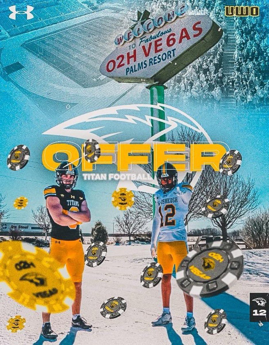 After having a conversation with <a href="/mclaganTITANS/">Matt McLagan || Coach Mac</a> , I am blessed to receive my second offer from <a href="/UWOFootball/">UW-Oshkosh Football</a> !! All Glory To God !!