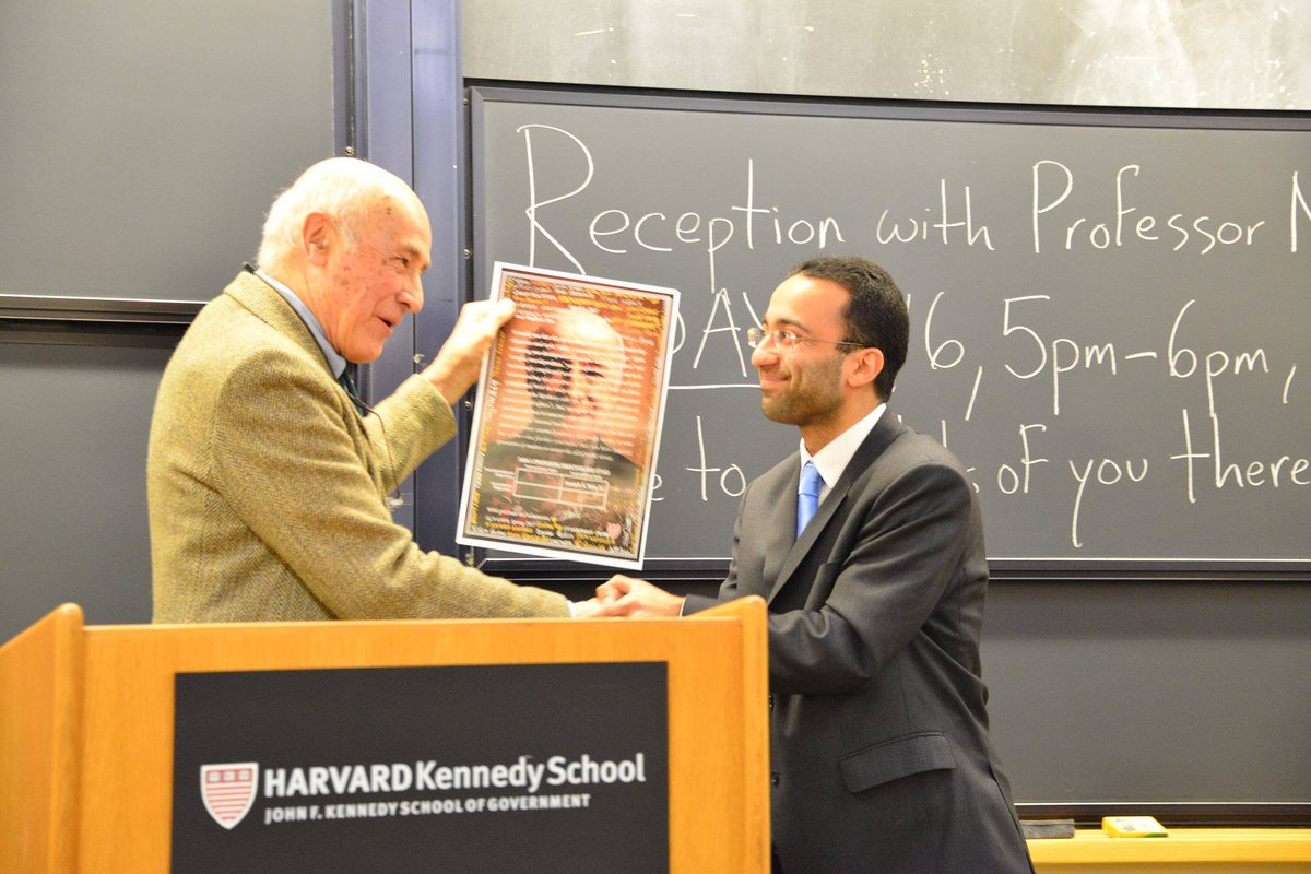 Ali_Wyne's tweet image. Dear Joe,
Over 20 years ago, as dean of the Kennedy School, you encouraged a recent high school graduate to explore his budding interest in political science and offered to mentor him.
I will strive each day to pay forward the kindness that you showed me.
Yours always,
Ali