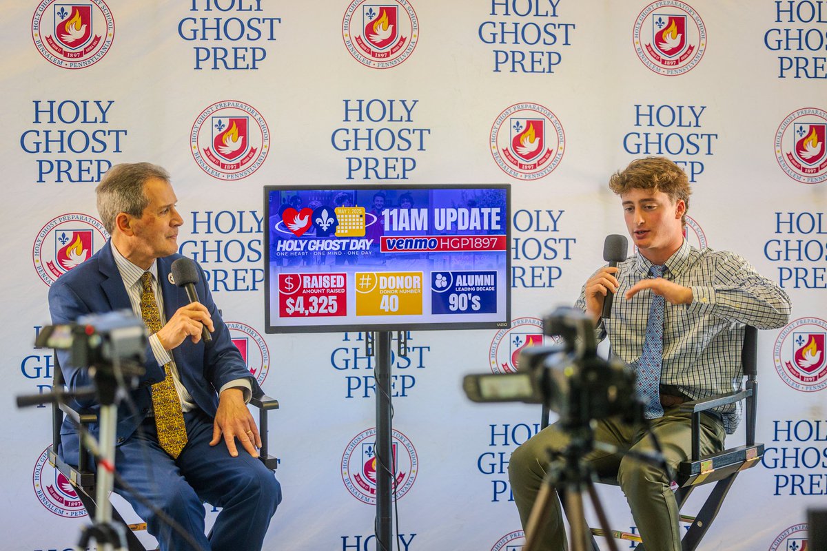 HolyGhostPrep's tweet image. It was a busy day on campus today - but the day isn't over yet! Don't forget you have until midnight tonight to make your gift to the Firebird Fund on this 5th annual Holy Ghost Day! Give online at holyghostprep.org/hgd or Venmo us @HGP1897