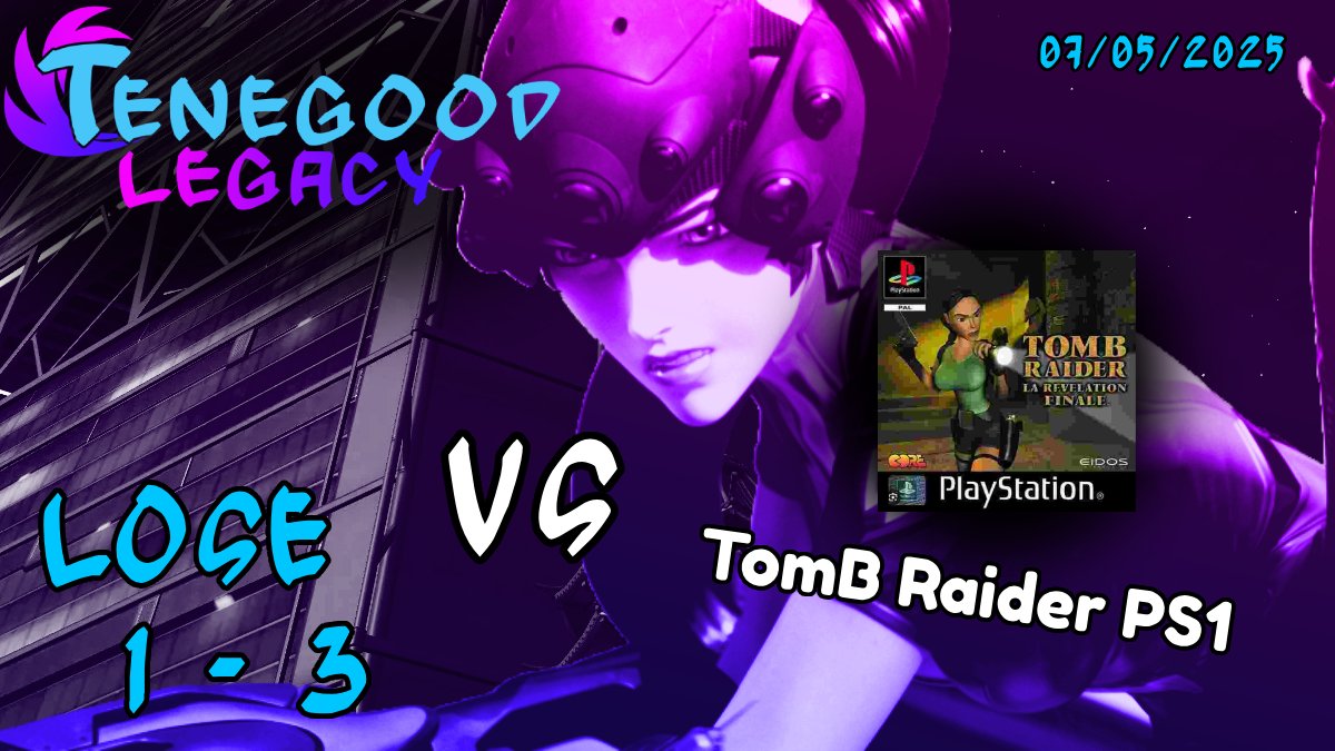 Début de Stage 2 compliqué pour Tenegood Academy au #OAFO2025
On s'est quand même relativement bien défendu, GGs TomB Raider PS1