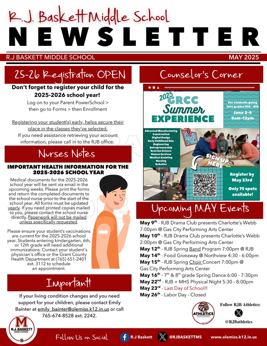 💐RJB May Newsletter