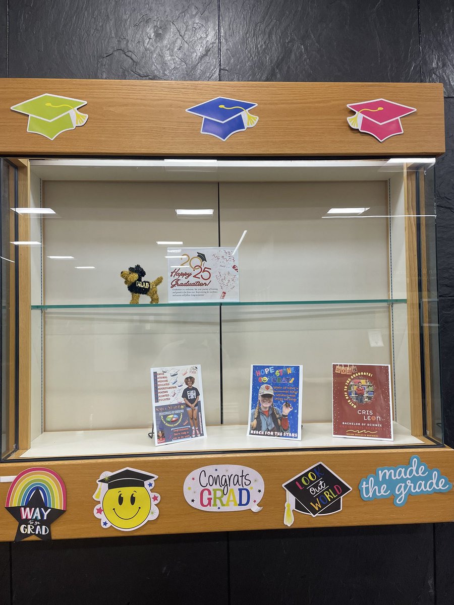 Congratulations to our upcoming library student worker graduates! We are so proud of you and best of luck! 🥳

Hope Stone, BS ‘25
Cris Leon, BS ‘25
Kyra Shannon, BS ‘25