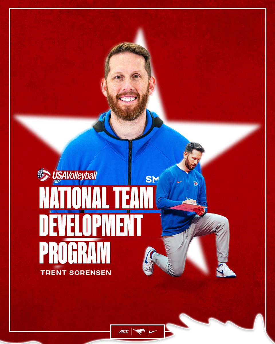 SMU Volleyball (@smuvolleyball) on Twitter photo ๐บ๐ธ ๐ช๐๐๐๐ ๐ป๐๐๐๐ ๐บ๐ธ
Associate Head Coach Trent Sorensen has been selected as one of the coaches for <a href="/usavolleyball/">USA Volleyball</a> National Team Development Program and is headed to Bradenton, Florida May 8th-11th!
#PonyUp | <a href="/SMUMustangs/">SMU Athletics</a> ๐บ๐ธ ๐ช๐๐๐๐ ๐ป๐๐๐๐ ๐บ๐ธ
Associate Head Coach Trent Sorensen has been selected as one of the coaches for <a href="/usavolleyball/">USA Volleyball</a> National Team Development Program and is headed to Bradenton, Florida May 8th-11th!
#PonyUp | <a href="/SMUMustangs/">SMU Athletics</a>
