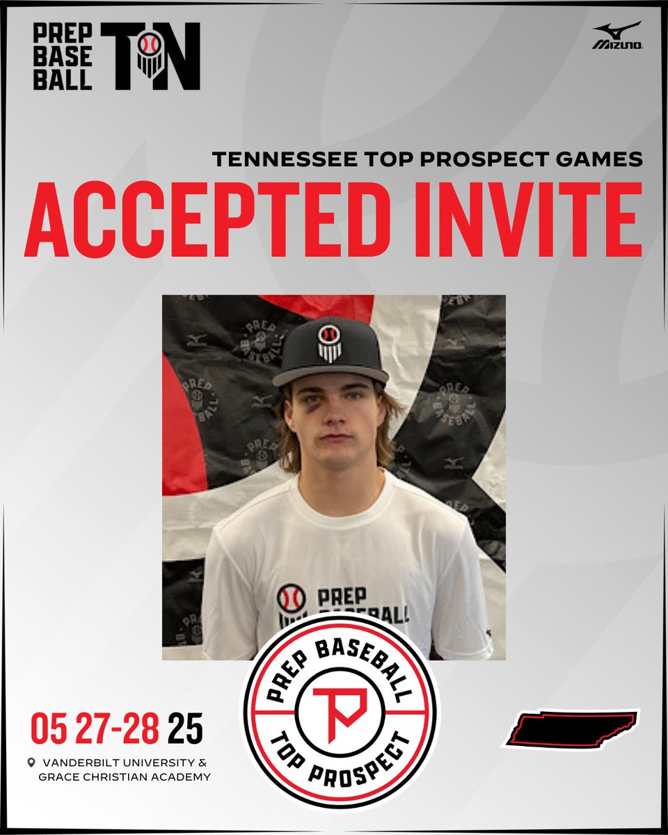 Prep Baseball Tennessee (@prepbaseballtn) on Twitter photo #๐ง๐ก๐ง๐ฃ๐๐ฎ๐ฑ: ๐๐ก๐ฉ๐๐ง๐ ๐๐๐๐๐ฃ๐ง๐๐ โ
+ 2028 OF/RHP Joseph Mosley (<a href="/JosephMosley28/">Joseph Mosley</a>; <a href="/HvilleBaseball/">Commando Baseball</a>) is ๐๐๐๐๐๐ ๐๐ ๐ for the Tennessee Top Prospect Games that is set for May 27-28 at Vanderbilt University & Grace Christian Academy.
Request your invite to #๐ง๐ก๐ง๐ฃ๐๐ฎ๐ฑ: ๐๐ก๐ฉ๐๐ง๐ ๐๐๐๐๐ฃ๐ง๐๐ โ
+ 2028 OF/RHP Joseph Mosley (<a href="/JosephMosley28/">Joseph Mosley</a>; <a href="/HvilleBaseball/">Commando Baseball</a>) is ๐๐๐๐๐๐ ๐๐ ๐ for the Tennessee Top Prospect Games that is set for May 27-28 at Vanderbilt University & Grace Christian Academy.
Request your invite to