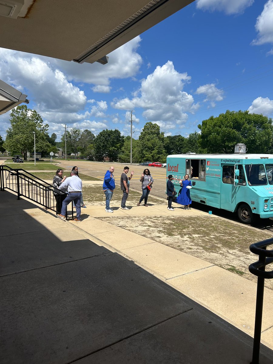 TupeloMiddle's tweet image. Kicked off Teacher Appreciation Week Monday with Local Mobile sponsored by Specialty Orthopedic Group!