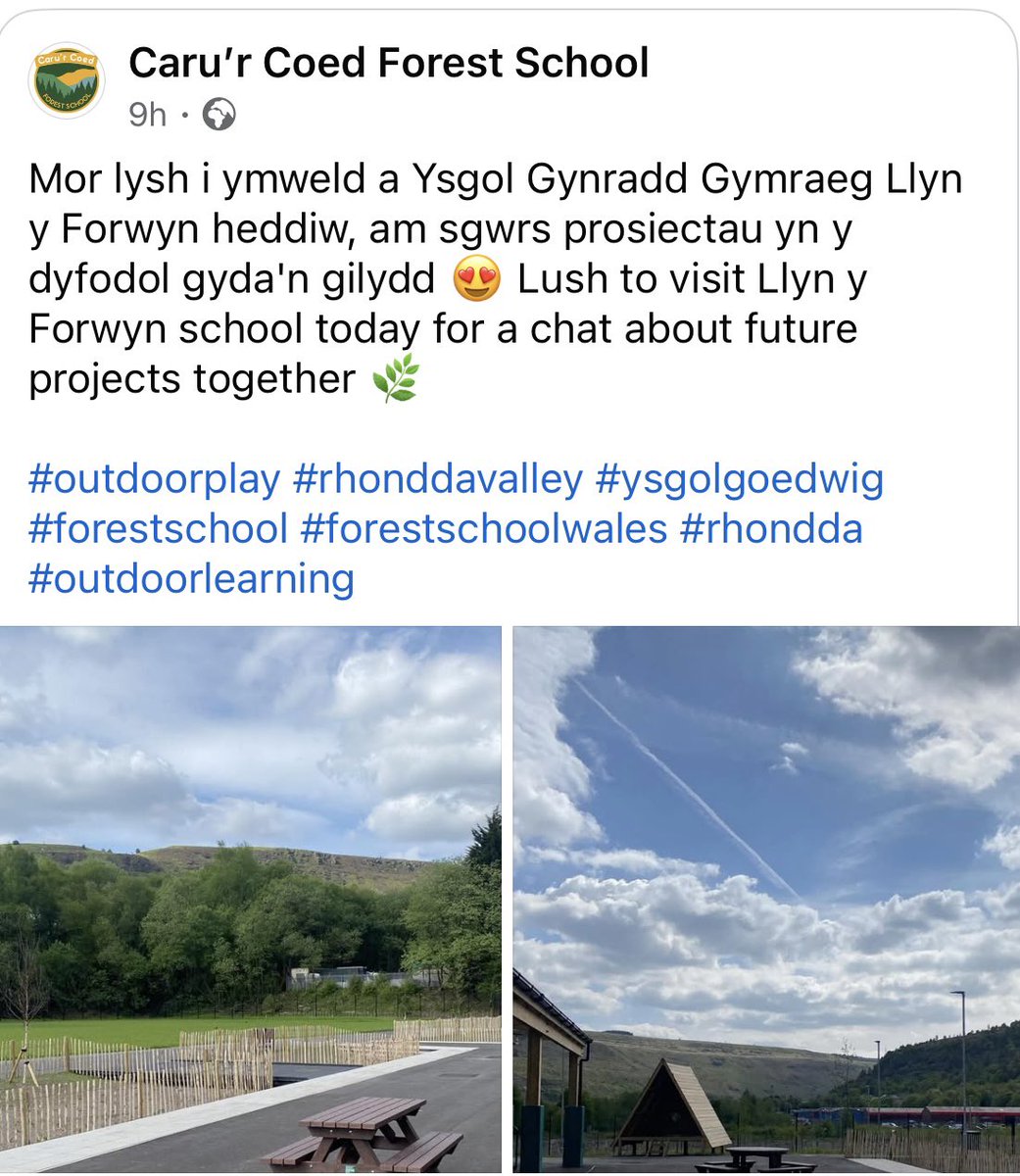 Diolch o galon Becky Rigg am ddod i weld ni heddiw i drafod prosiect awyr agored  #carurcoedforestschool #4diben #awyragored #outdoorlearning
#forestschool #ysgolgoedwig