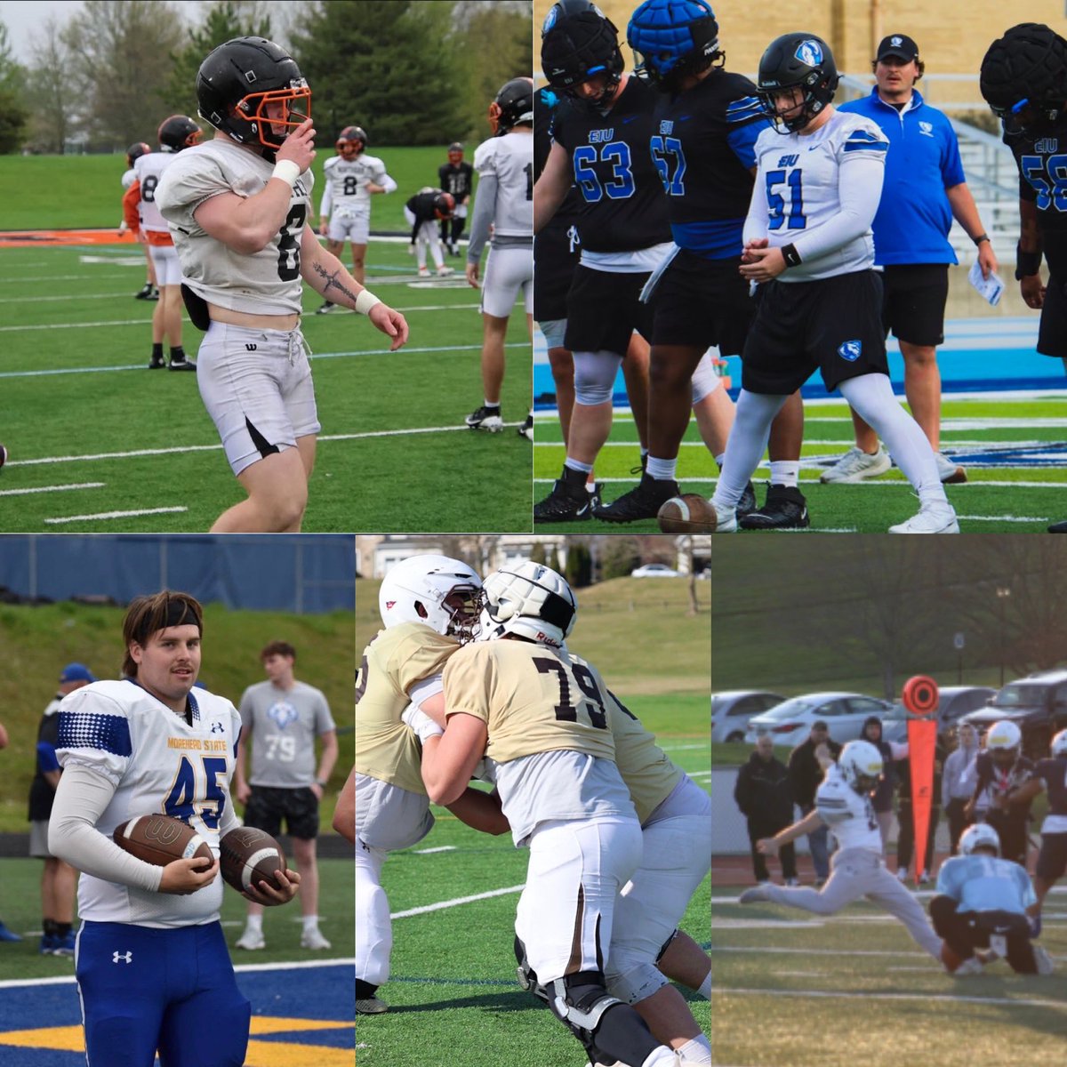 We wanted to give a big S/O to our alumni at the next level as they all finished up their spring practices. Keep going boys! We are proud of you 🏈
-Zach Olechnowicz ONU
-Jefferson McKinnon EIU
-Colton Carmichael MSU
-Aidan Palmer LU
-Andrew Caranna WC
