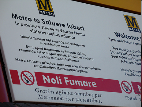 Wallsend Metro station in North Tyneside stands beside a Roman fort at the end of Hadrian’s Wall so the signs are all written in English and Latin. Believed to be the only railway station with Latin signage.
#wyrdWednesday
@wyrdwednesday