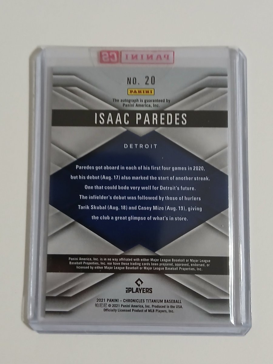 Just had this come in the mail from a Panini Redemption.  Replacement for a card that was redeemed in *checks notes* February of 2021 😂

For sale if anyone is interested!