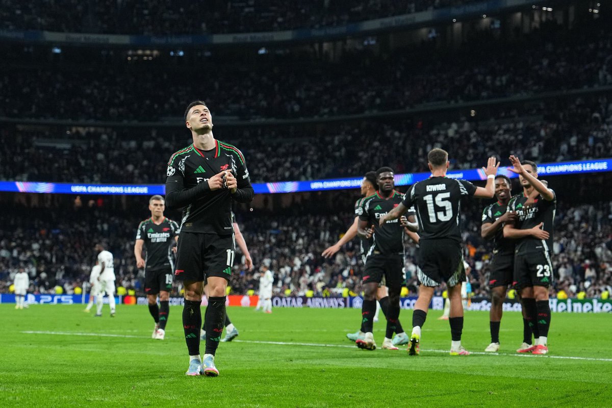 That five-star display in Lisbon, seven-heaven in Eindhoven, those Declan Rice’s free-kicks, that Gabriel Martinelli winner at the Bernabeu &amp; the rest.

The Arsenal will be back. ❤️