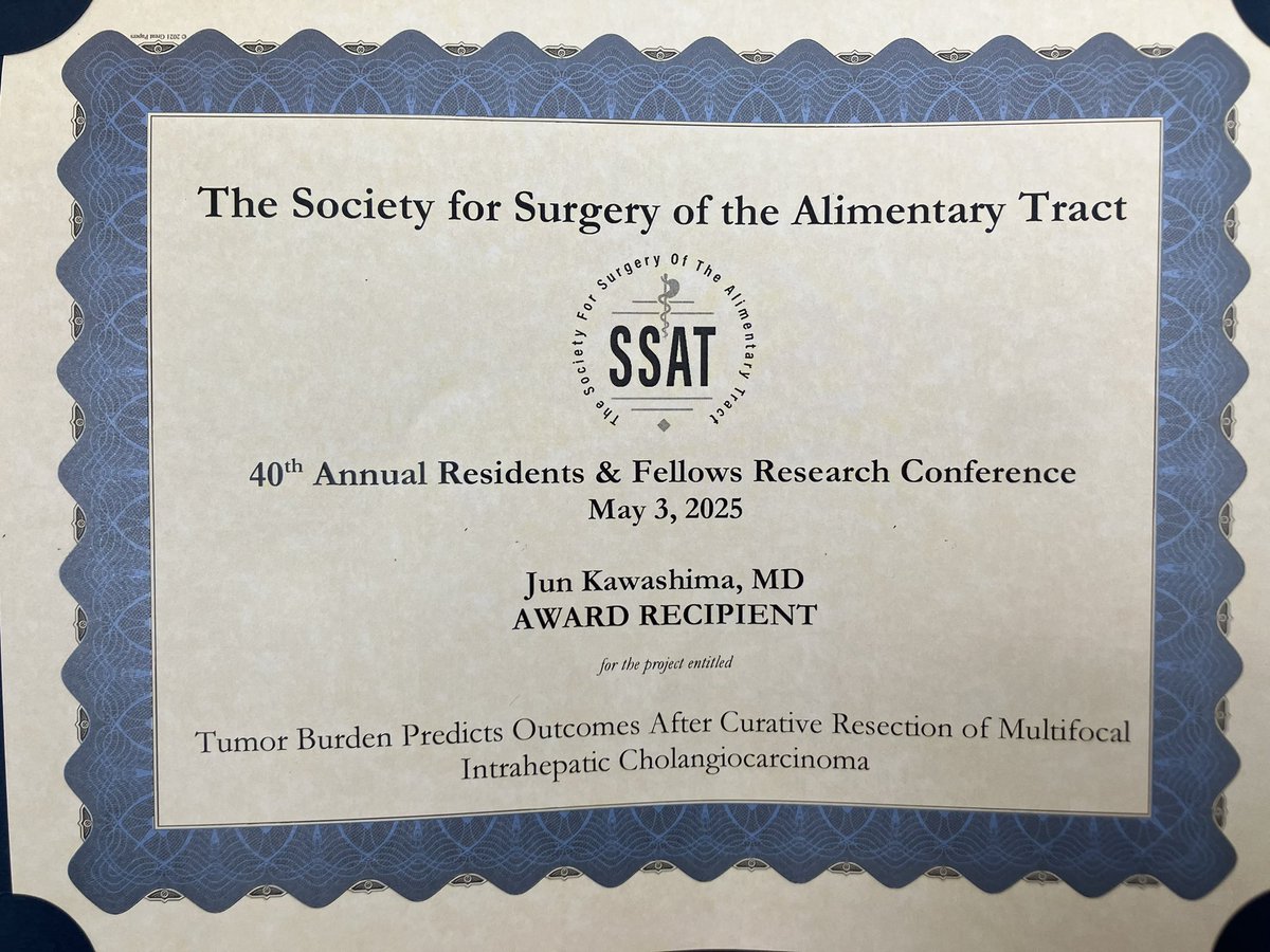 It was a pleasure to join <a href="/SSATNews/">SSAT</a> annual meeting at <a href="/DDWMeeting/">Digestive Disease Week</a> in #SanDiego. I’m truly grateful for the mentorship from <a href="/timpawlik/">Timothy M. Pawlik</a> and the support of my colleagues in Japan who made this opportunity possible.
