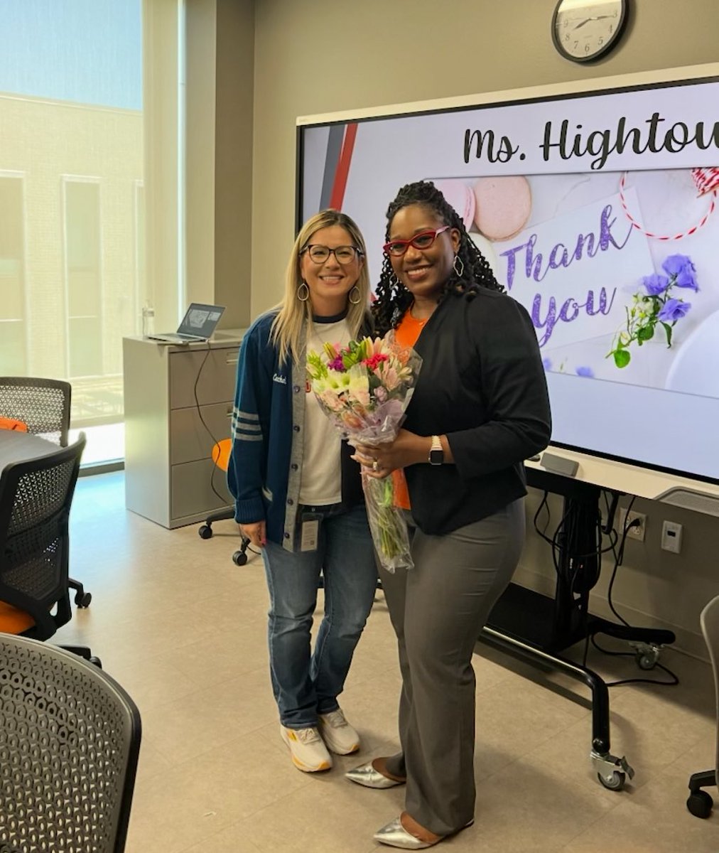 FBISD_MSD's tweet image. Thank you @CTEReeseCenter for honoring our spectacular specialist Sarah Hightower! 💐 We think she is pretty incredible too! ☺️ #LeadthePAC @SarahHight74761