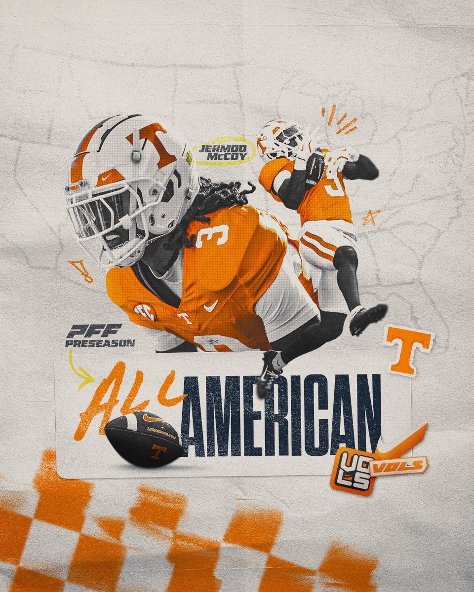 Tennessee Football (@vol_football) on Twitter photo Jermod is recognized on the <a href="/PFF_College/">PFF College</a> preseason All-America team ๐บ๐ธ
<a href="/Jermodmccoy/">Jermod McCoy</a>
#GBO ๐ Jermod is recognized on the <a href="/PFF_College/">PFF College</a> preseason All-America team ๐บ๐ธ
<a href="/Jermodmccoy/">Jermod McCoy</a>
#GBO ๐