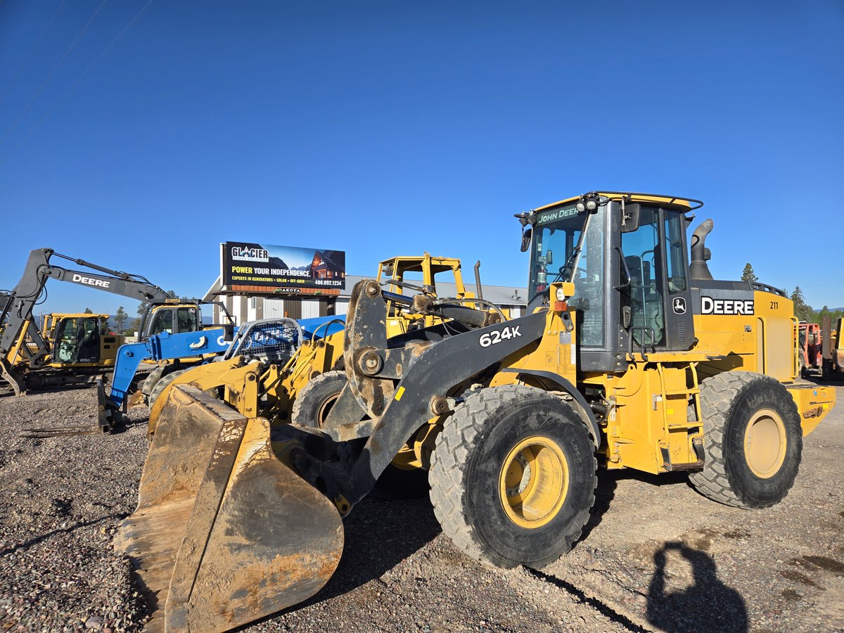 Equipment continues to roll in to our yard. Our newest edition is this John Deere 624K wheel loader. This is a great unit and is ready to work! Give us a call for more details!