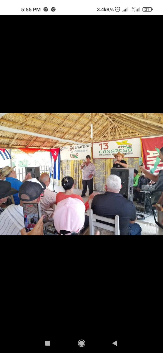 Se realiza en #JesúsMenéndez el acto por el 64 aniversario de la ANAP..