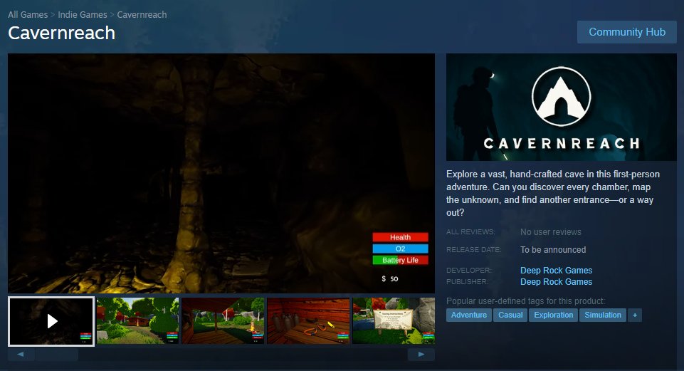 deeprockgames's tweet photo. The Steam page is approved and live! https://t.co/BxDTLRue7u I'm thrilled to share the game, now nearly complete. Every wishlist is greatly appreciated, and my players mean everything to me. Thank you all! #IndieGameDev #SoloGameDev #IndieGames #UpcomingGames #DeepRockGames #ExplorationGames #GameDev #GameDevLife