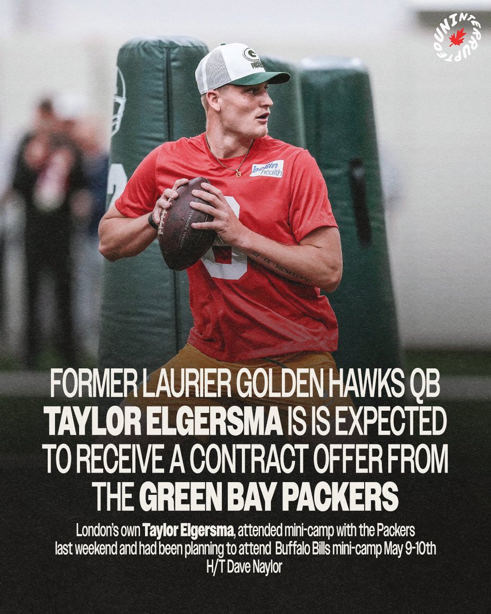 UNCanada's tweet image. Big news for the Canadian QB out of London 💪🇨🇦 #StriveForGreatness