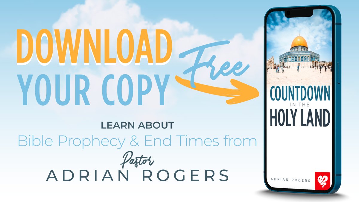Countdown In The Holy Land
Learn about Bible Prophecy and End Times from Pastor Adrian Rogers
bit.ly/3EKoZF8