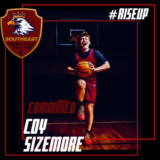 Coy_Sizemore12 (@coysizemore12) on Twitter photo After a great conversation with <a href="/coachdwalker23/">Dwayne Walker</a> I will be continuing my athletic and academic career at Southeast Christian College. I am very excited and grateful for this opportunity. #AGTG <a href="/CoachYarn/">Coach Yarn</a> <a href="/coachbpaige777/">B C Paige</a> <a href="/OfficiallyCave/">Ocala Impact Bball Club</a> <a href="/OcalaPreps/">Ocala Preps</a> <a href="/RAWE_RECRUITS/">Reaching Athletes With Education</a> After a great conversation with <a href="/coachdwalker23/">Dwayne Walker</a> I will be continuing my athletic and academic career at Southeast Christian College. I am very excited and grateful for this opportunity. #AGTG <a href="/CoachYarn/">Coach Yarn</a> <a href="/coachbpaige777/">B C Paige</a> <a href="/OfficiallyCave/">Ocala Impact Bball Club</a> <a href="/OcalaPreps/">Ocala Preps</a> <a href="/RAWE_RECRUITS/">Reaching Athletes With Education</a>