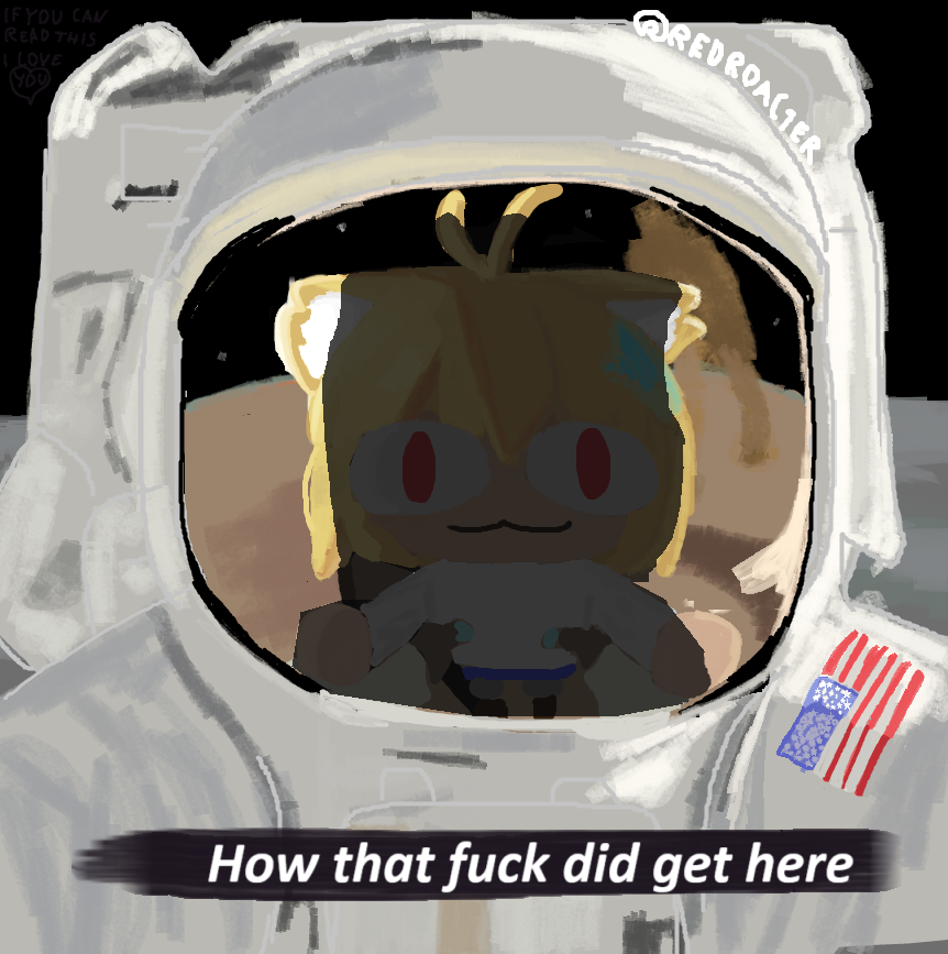 redroacter's tweet photo. Cat in space!
Neco arc on paint 85/365 https://t.co/4z0WCn6OXn