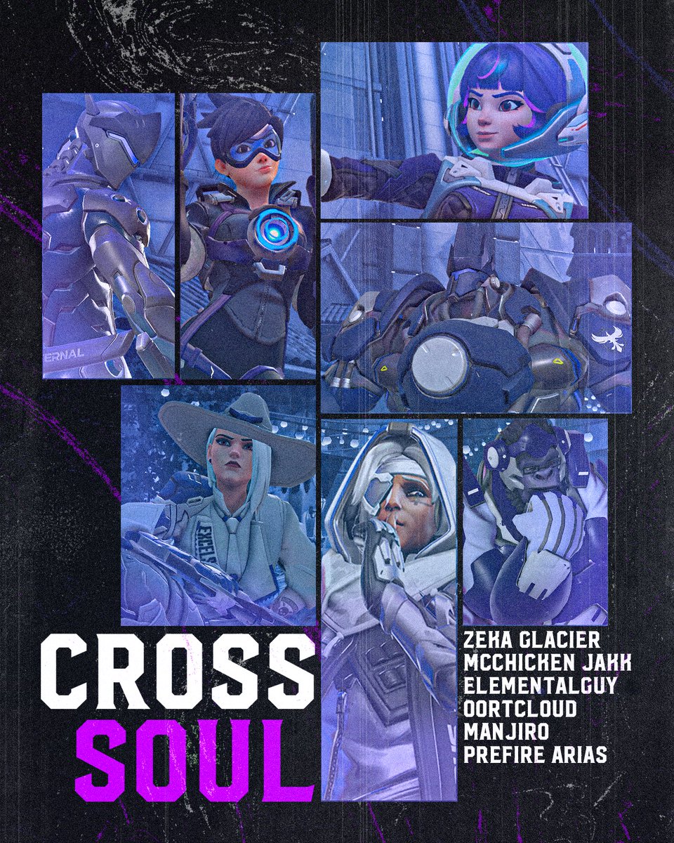 Cross†Soul Reveals the new roster for FaceIT League Season 5 Expert Division

🛡️<a href="/glaci3rOW/">Smile=Win</a>
🛡️@ zeka
⚔️<a href="/elementalguy4/">Tix</a>
⚔️<a href="/Prefire_ow/">Prefire</a>
⚔️<a href="/jakk_ow/">jackson</a>
⚔️<a href="/SkinnyLegend_OW/">Skinnylegend!</a>
💉@ OortCloud
💉<a href="/jolyne/">J</a>
💉<a href="/AriasOw_/">Arias</a> (DNP)
