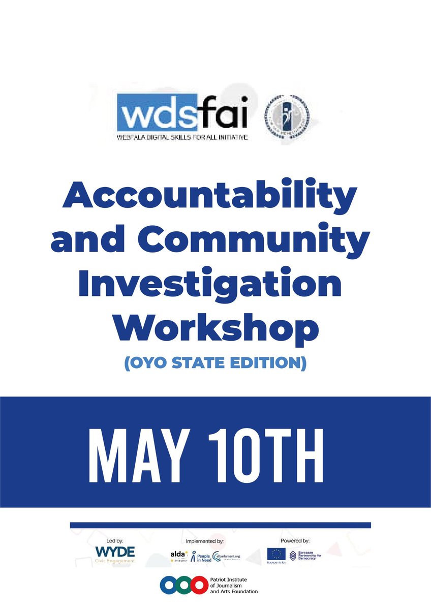 Having the government accountable through writings and publications is a path to transparency!

Are you a political activist, blogger, journalist, writer, or just a Nigerian desiring change and accountability from the government in Ogbomoso and its environs?🤔