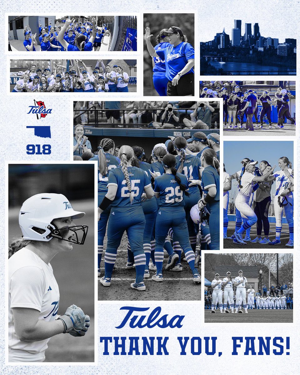 TulsaSoftball's tweet image. Thank you fans for supporting us throughout the entire 2025 season! 💙
As always, #ReignCane