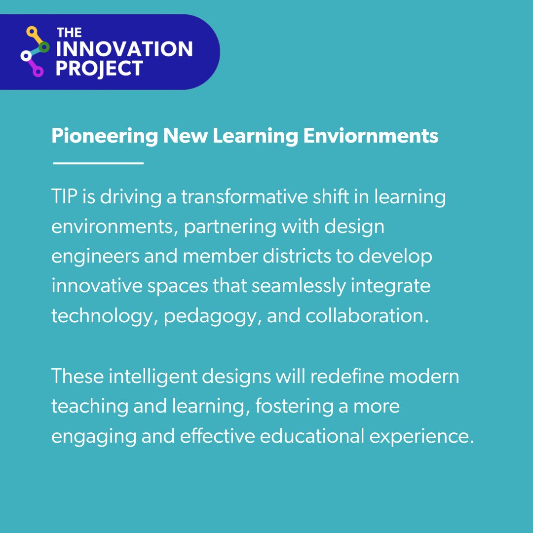 The Innovation Project is uniquely designed for superintendents who have a strong track record of innovation. Together, we focus on these priorities. ⬇️