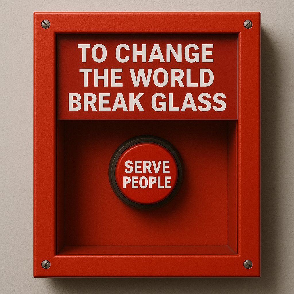 What is the one thing you’d do to change the world for the better if you had all the money you needed and all the connections you wanted? Whatever your answer is, you could start it right now, with no money and no connections and no platforms. How? (I’m glad you asked) Checkout