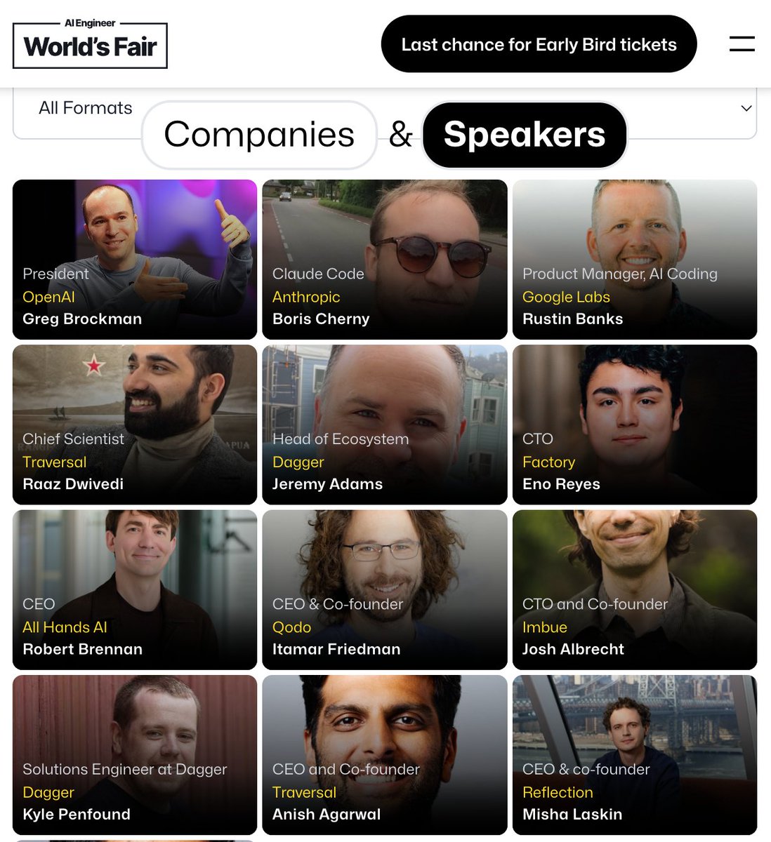Apart from the first ever dedicated MCP track, happy to share that <a href="/AnthropicAI/">Anthropic</a> will also be presenting Claude Code at <a href="/aiDotEngineer/">AI Engineer</a> :)

AIE is 20 miniconferences all co-located in one place in SF so you can meet everyone who matters:

- MCP
- Tiny Teams (ARR &gt; employees)
- LLM