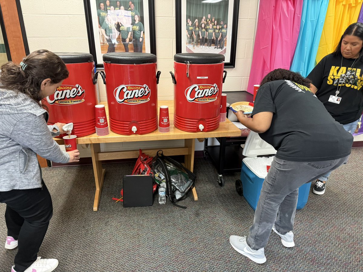 Joshua Carroll (@joshuadan) on Twitter photo Big thanks to @Raising_Canes for keeping our <a href="/kahlams/">Kahla Middle School</a> staff refreshed with delicious tea and lemonade during Teacher Appreciation Week! Your generosity helped make our celebration even sweeter! #CFISDSpirit #TeacherAppreciationWeek Big thanks to @Raising_Canes for keeping our <a href="/kahlams/">Kahla Middle School</a> staff refreshed with delicious tea and lemonade during Teacher Appreciation Week! Your generosity helped make our celebration even sweeter! #CFISDSpirit #TeacherAppreciationWeek