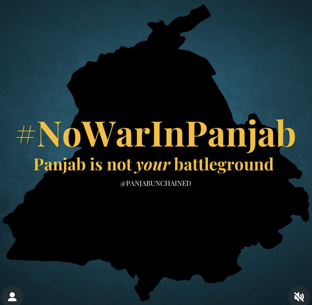 Leave our Panjab out of your personal battles #IndiaPakistanWar