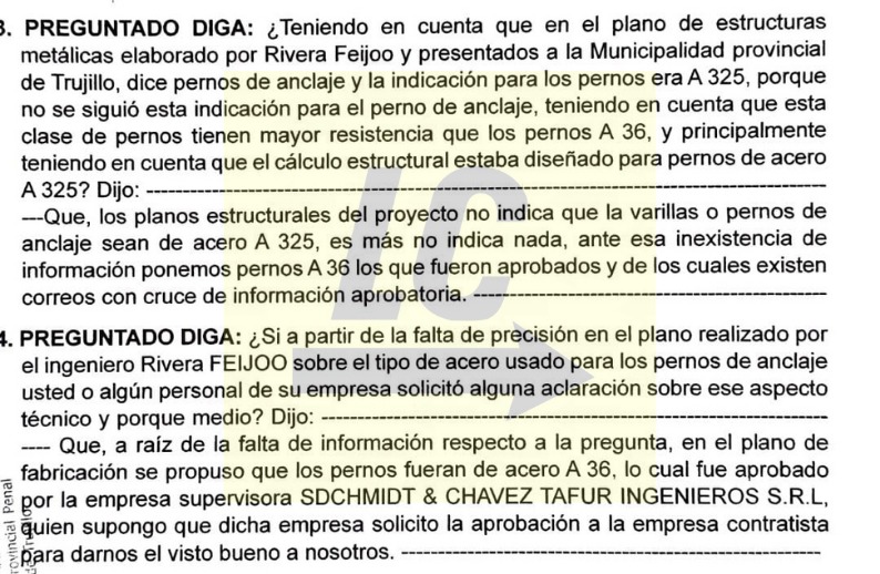 #Exclusivo ¡Usaron otros pernos! Hemos obtenido los testimonios de dos personajes claves en el caso Real Plaza Trujillo: el constructor y el estructuralista. Y ya va quedando claro cuál fue la razón de la desgracia. 

Todos los detalles, como siempre, esta noche en #LaContra