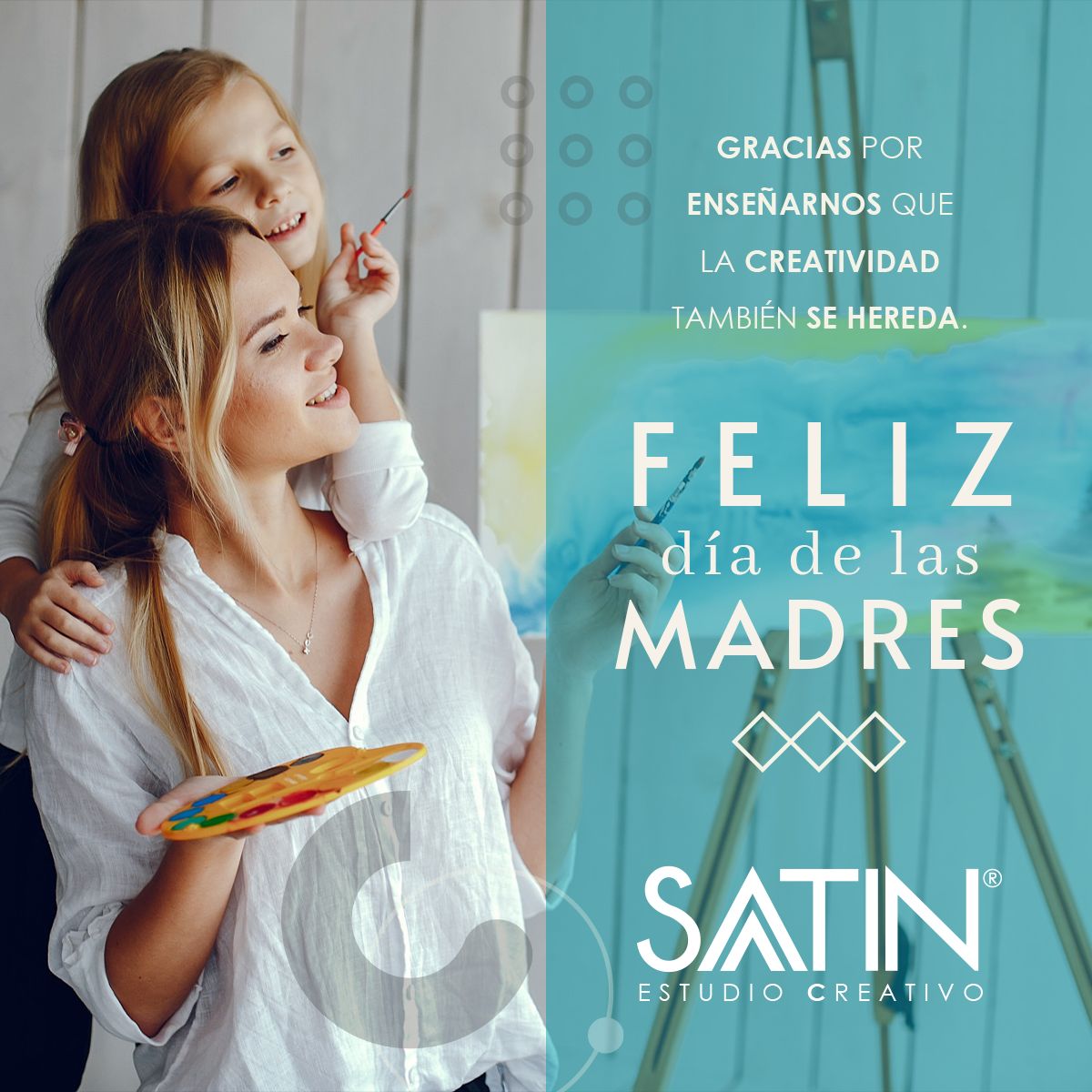 En @satinestudiocreativo  sabemos que el amor de mamá es el diseño más perfecto: hecho a mano, con paciencia, pasión y un toque de magia.