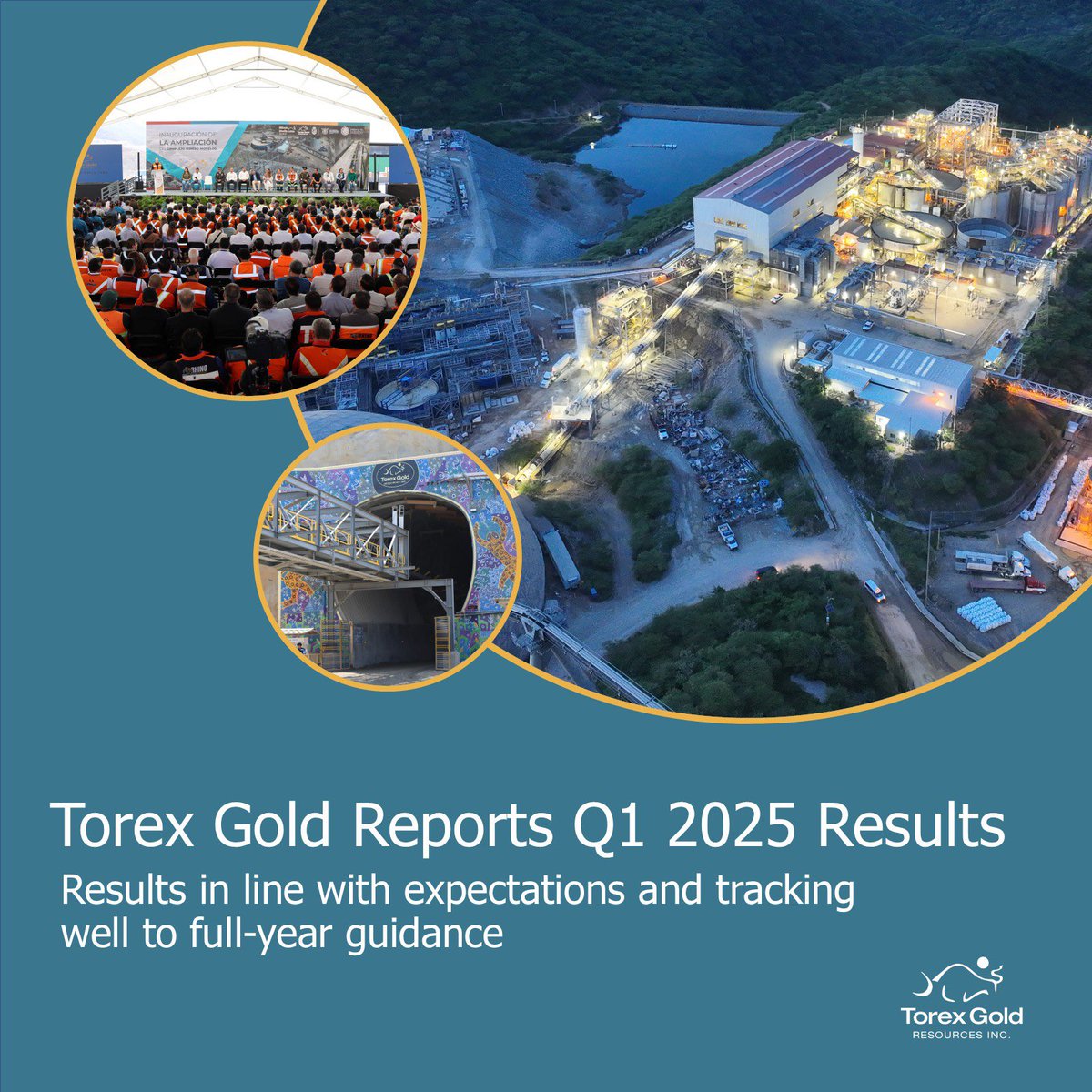 We have just released our Q1 2025 financial and operational results - read more about the milestones we achieved here: torexgold.com/news-and-media…
