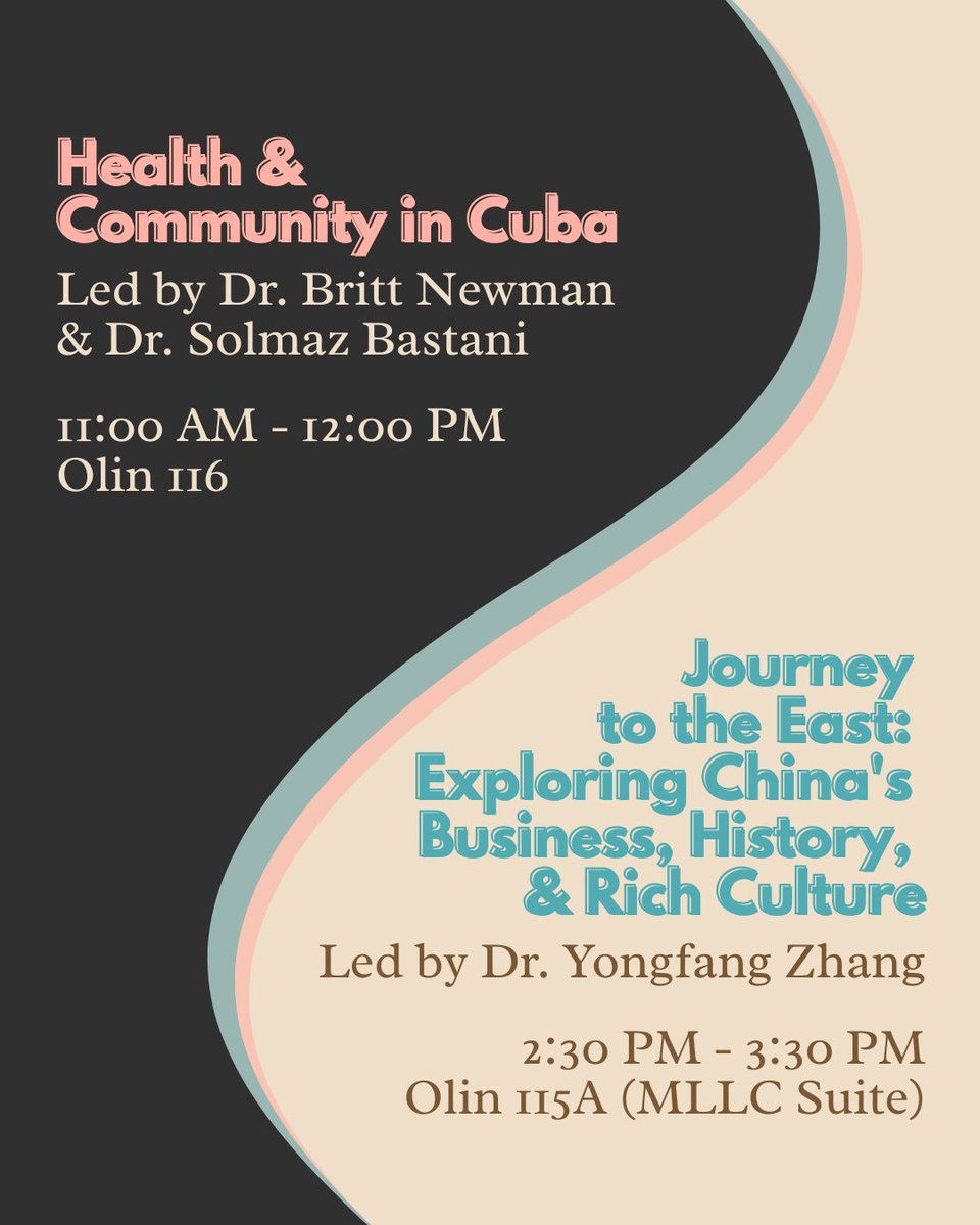 WocoStudyAbroad's tweet photo. Some faculty-led interim 2026 travel/study programs still have space! Applications will reopen later this week for additional applications. Faculty leaders running programs in Cuba and China are hosting information sessions tomorrow. Be sure to attend if you want to learn more! https://t.co/9d9zSTXuoY