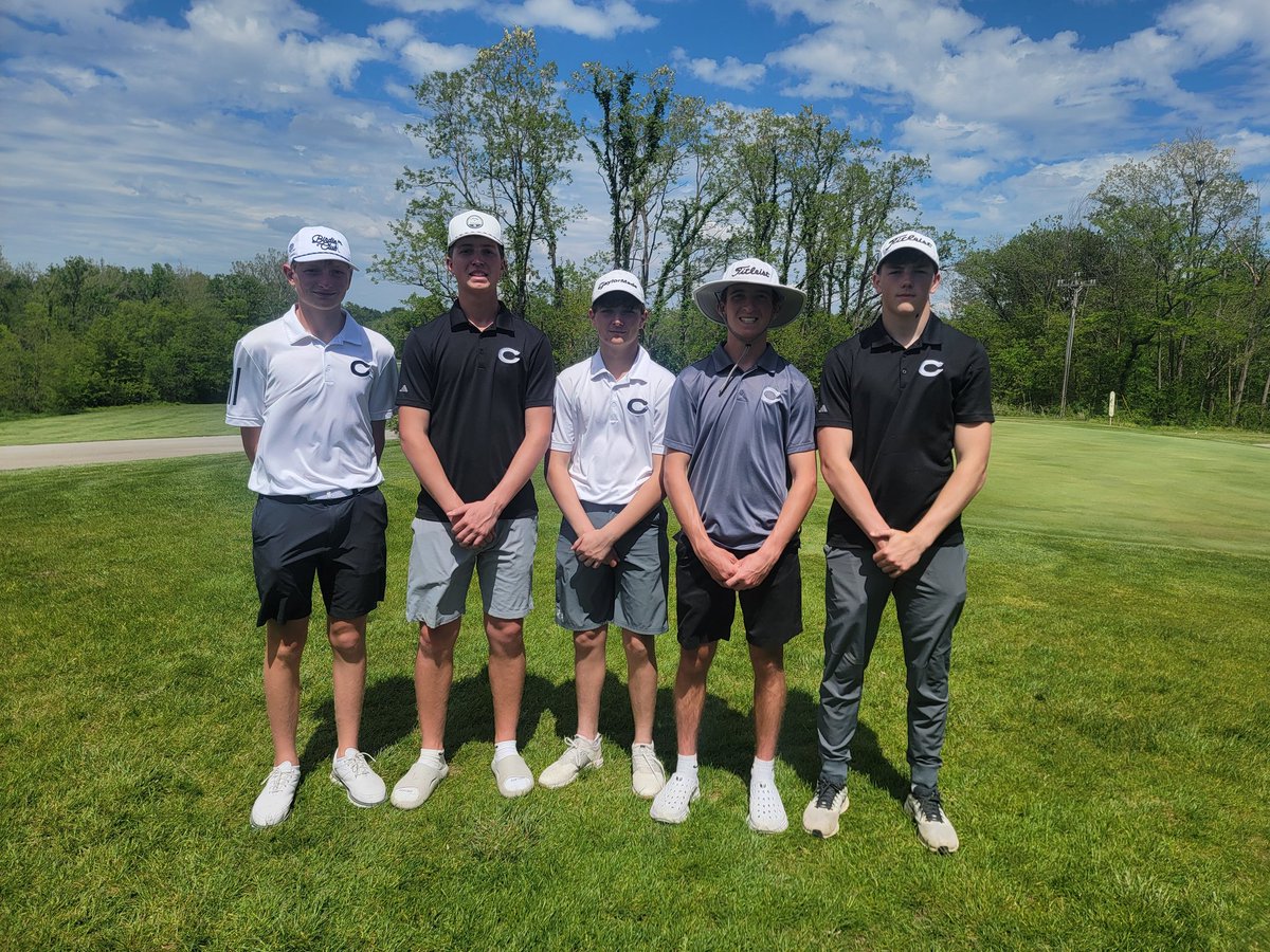 Took third today at the CCC Tournament. Congrats to Lyle and Travis for second team all conference and Brady and Easton for honorable mention all conference. Back to work!!