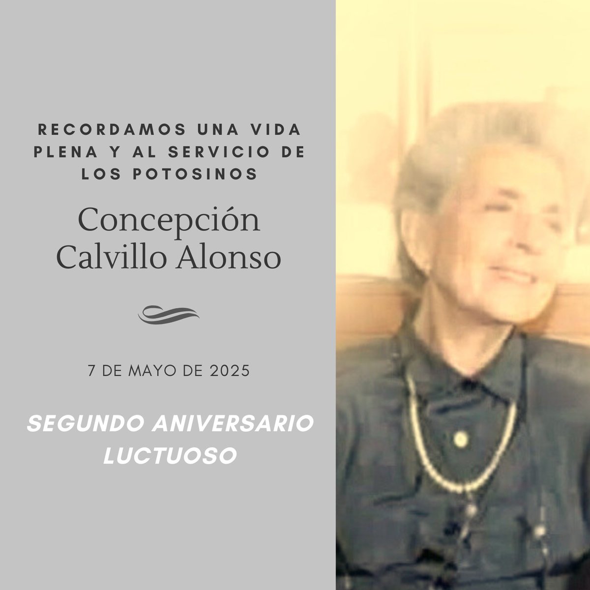 Sigamos recordándola como lo que siempre fue, una persona que siempre pugnó por un mejor México.