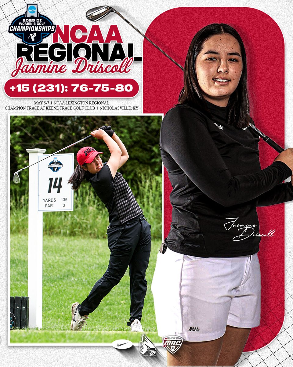 BallStateWGolf's tweet image. "Jasmine's season will go down as one of the best in Ball State history and she has certainly given us all a lot to be proud of," @camerons234
Including the lowest final score in NCAA Regional action in program history 📰: tinyurl.com/3fa277jf
#ChirpChirp x #WeFly x #MACtion