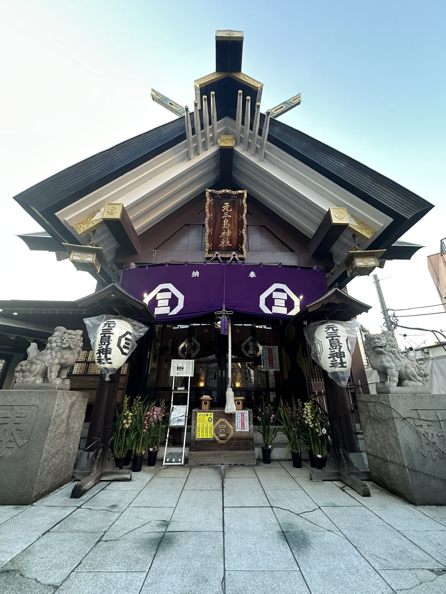 Amazon.co.jp: 元三島神社 鶯谷 ひなまつり 御朱印 ゾロ目参拝日