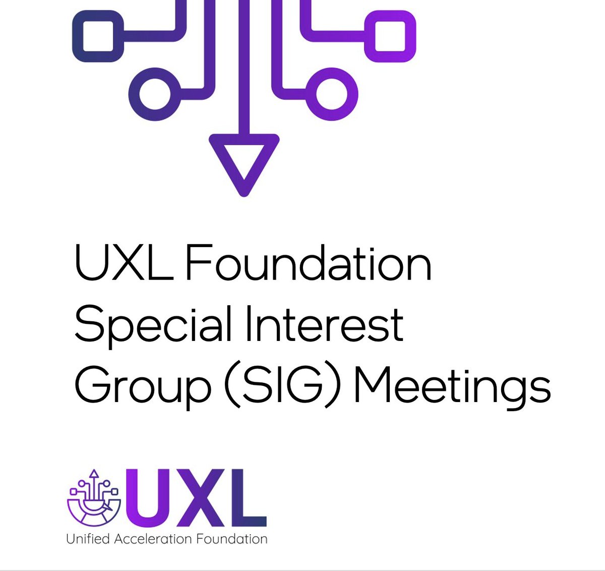 Happening tomorrow! The UXL Foundation Hardware SIG starts at 10 A.M. Central Time. Don't miss the opportunity to join the community and developers to cover topics related to the integration of hardware and how it correlates to the #oneAPI specification. 

#UXLFoundation
