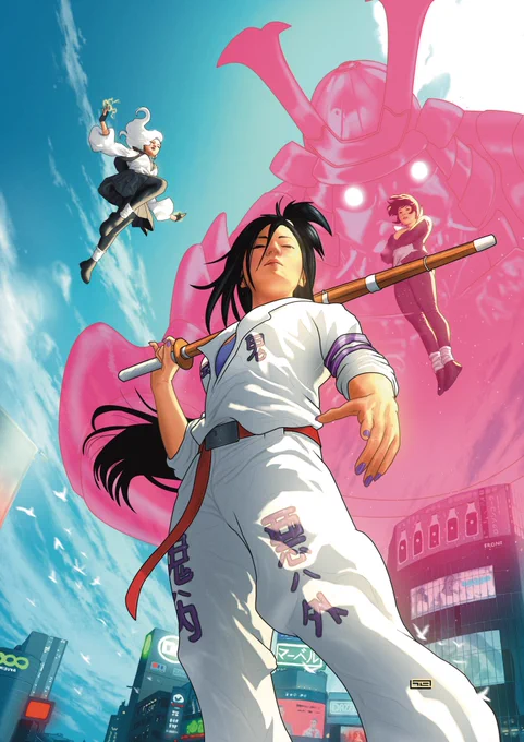Genuinely one of the coolest Psylocke designs I've EVER seen, that was only possible by Peach Momoko. I also love that she doesn't really act like any of the Psylockes we've seen before. (Variant covers by Taurin Clarke and Miguel Mercado) 